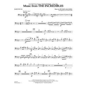 Music from The Incredibles (arr. Jay Bocook) - Baritone B.C.