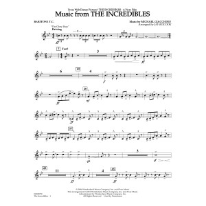 Music from The Incredibles (arr. Jay Bocook) - Baritone T.C.