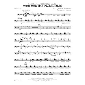 Music from The Incredibles (arr. Jay Bocook) - String Bass