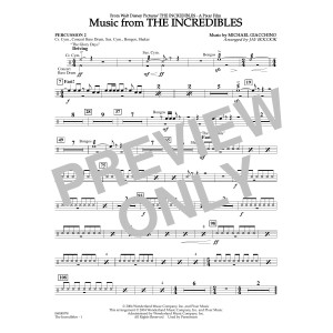 Music from The Incredibles (arr. Jay Bocook) - Percussion 2