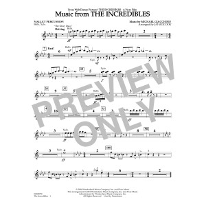 Music from The Incredibles (arr. Jay Bocook) - Mallet Percussion