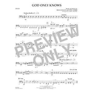 God Only Knows (arr. Larry Moore) - Cello