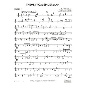 Theme from Spider Man (arr. Mike Tomaro) - Tenor Sax 2