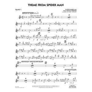 Theme from Spider Man (arr. Mike Tomaro) - Trumpet 1