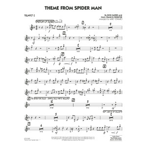 Theme from Spider Man (arr. Mike Tomaro) - Trumpet 2