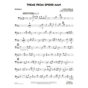 Theme from Spider Man (arr. Mike Tomaro) - Trombone 2
