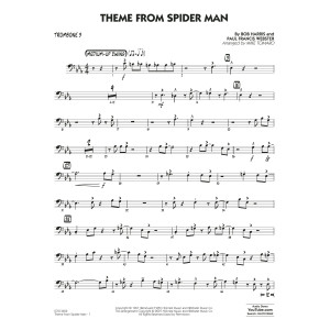 Theme from Spider Man (arr. Mike Tomaro) - Trombone 3