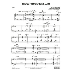 Theme from Spider Man (arr. Mike Tomaro) - Piano