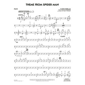 Theme from Spider Man (arr. Mike Tomaro) - Drums