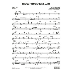 Theme from Spider Man (arr. Mike Tomaro) - Tenor Sax Sample Solo