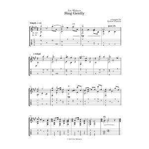 Sing Gently (arr. Gerard Cousins)