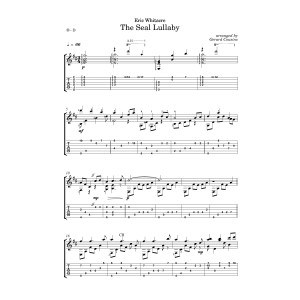 The Seal Lullaby (arr. Gerard Cousins)