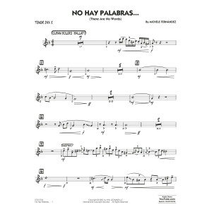 No Hay Palabras... (There Are No Words) - Tenor Sax 2
