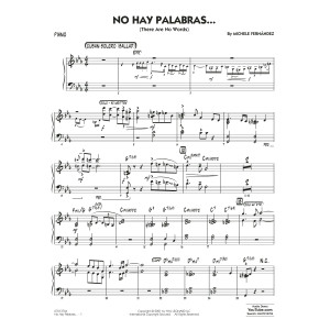 No Hay Palabras... (There Are No Words) - Piano