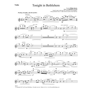 Tonight in Bethlehem - Violin