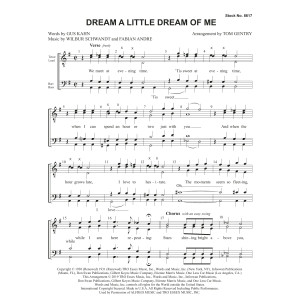 Dream a Little Dream of Me (arr. Tom Gentry)