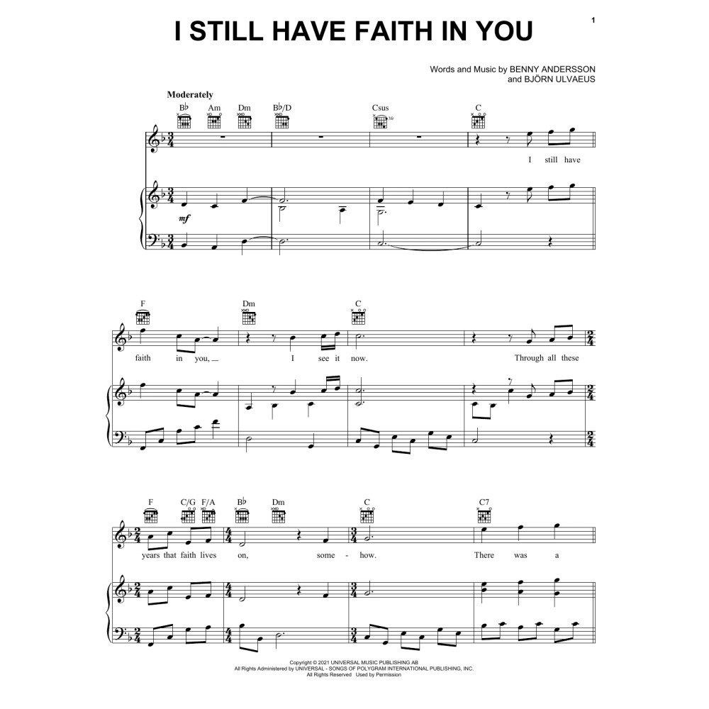 I Still Have Faith In You