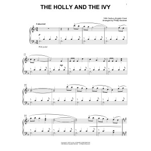 The Holly And The Ivy (arr. Phillip Keveren)