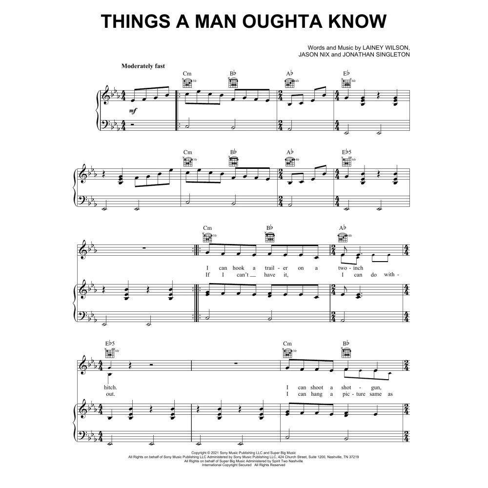 Things A Man Oughta Know