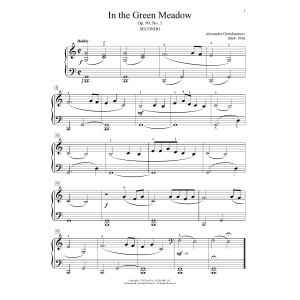 In The Green Meadow, Op. 99, No. 1
