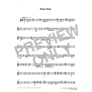 Three Step from Graded Music for Snare Drum, Book I