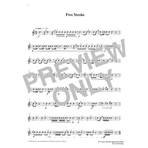 Five Stroke from Graded Music for Snare Drum, Book II
