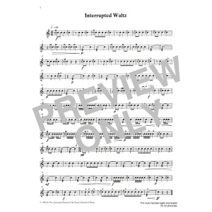 Interrupted Waltz from Graded Music for Snare Drum, Book II