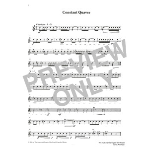 Constant Quaver from Graded Music for Snare Drum, Book II