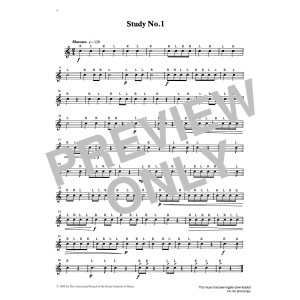 Study No.1 from Graded Music for Snare Drum, Book I