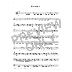 Con spirito from Graded Music for Snare Drum, Book II