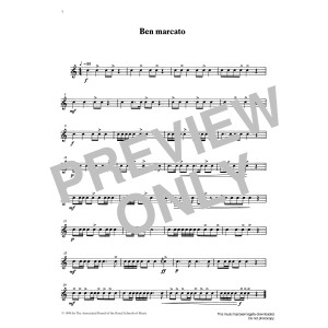 Ben marcato from Graded Music for Snare Drum, Book I