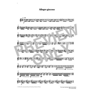 Allegro giocoso from Graded Music for Snare Drum, Book IV