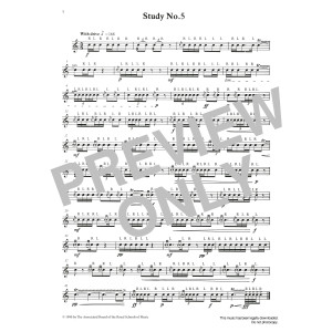 Study No.5 from Graded Music for Snare Drum, Book III
