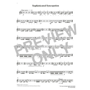 Sophisticated Syncopation from Graded Music for Snare Drum, Book III