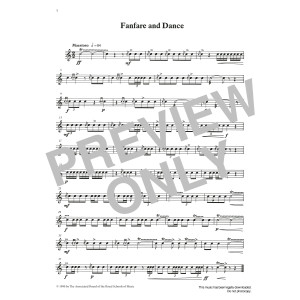 Fanfare and Dance from Graded Music for Snare Drum, Book III