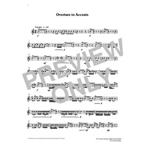 Overture to Accents from Graded Music for Snare Drum, Book IV