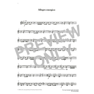 Allegro energico from Graded Music for Snare Drum, Book III