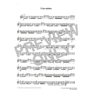Con anima from Graded Music for Snare Drum, Book III
