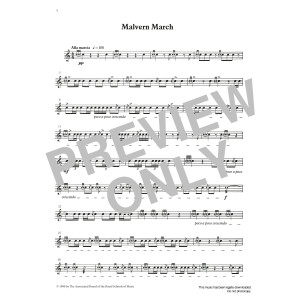 Malvern March from Graded Music for Snare Drum, Book III
