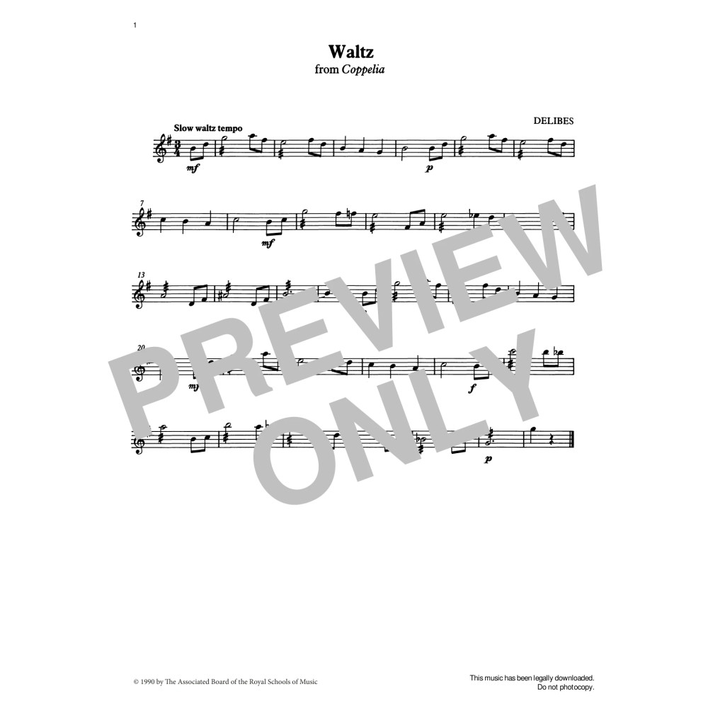 Waltz from Graded Music for Tuned Percussion, Book II
