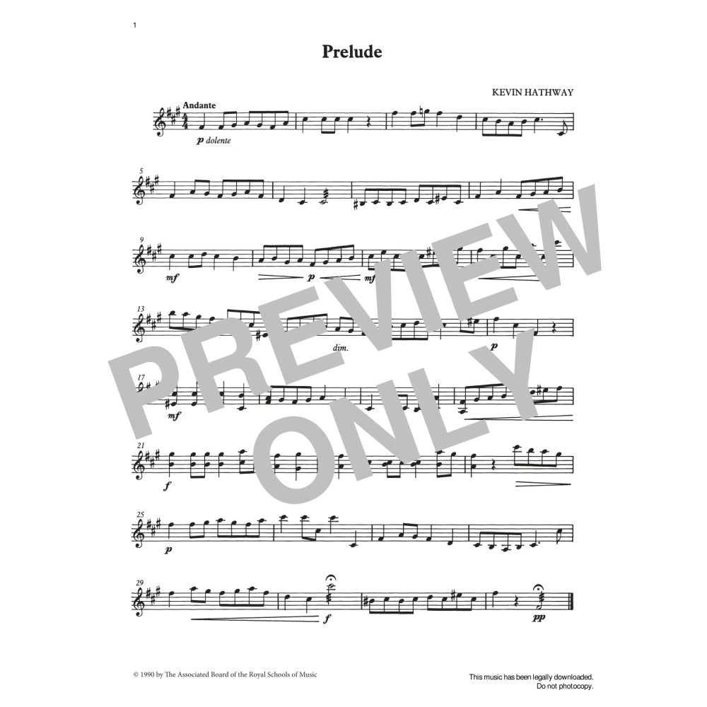 Prelude from Graded Music for Tuned Percussion, Book II