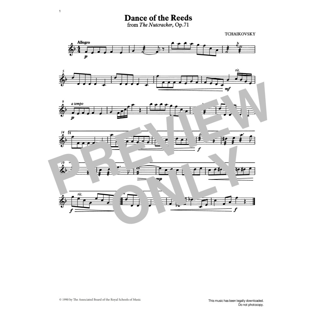 Dance of the Reeds from Graded Music for Tuned Percussion, Book II