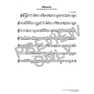 Minuetto from Graded Music for Tuned Percussion, Book II