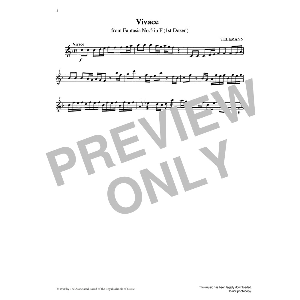 Vivace from Graded Music for Tuned Percussion, Book III