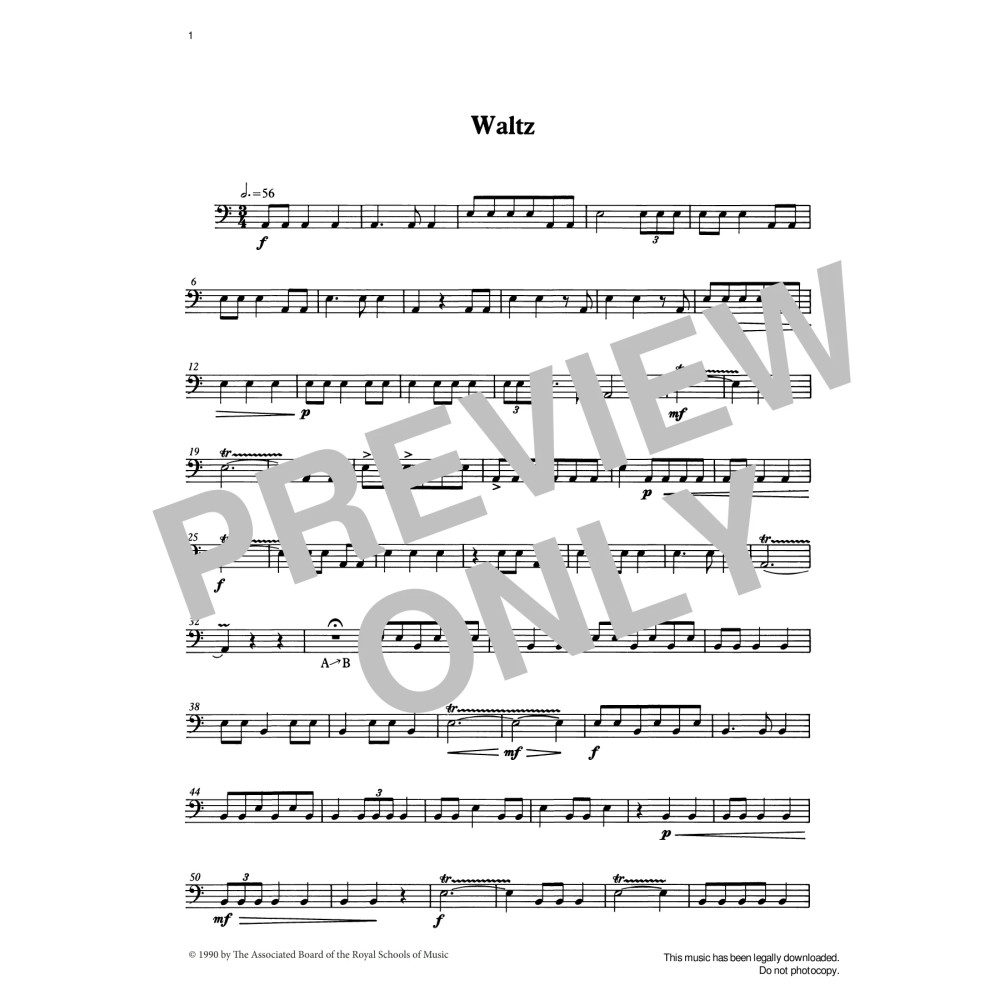 Waltz from Graded Music for Timpani, Book II
