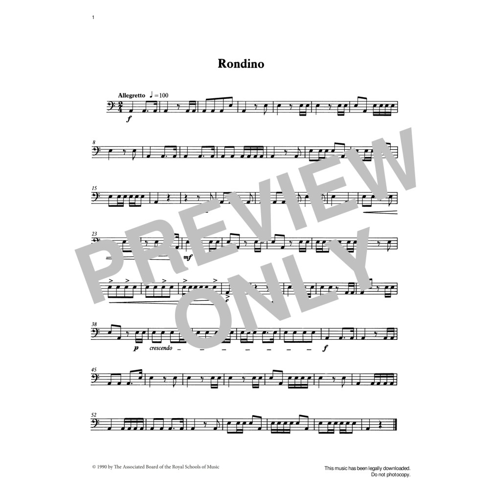 Rondino from Graded Music for Timpani, Book I