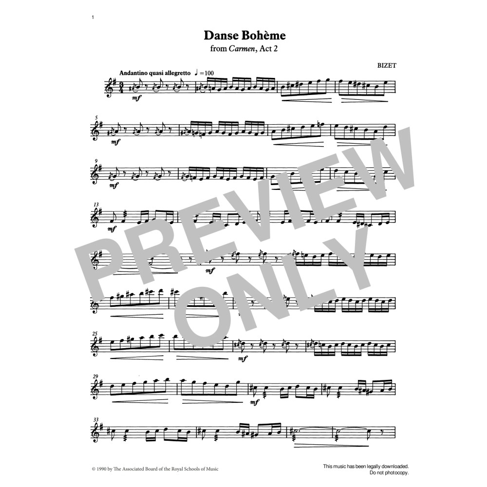 Danse Bohe&768me from Graded Music for Tuned Percussion, Book IV