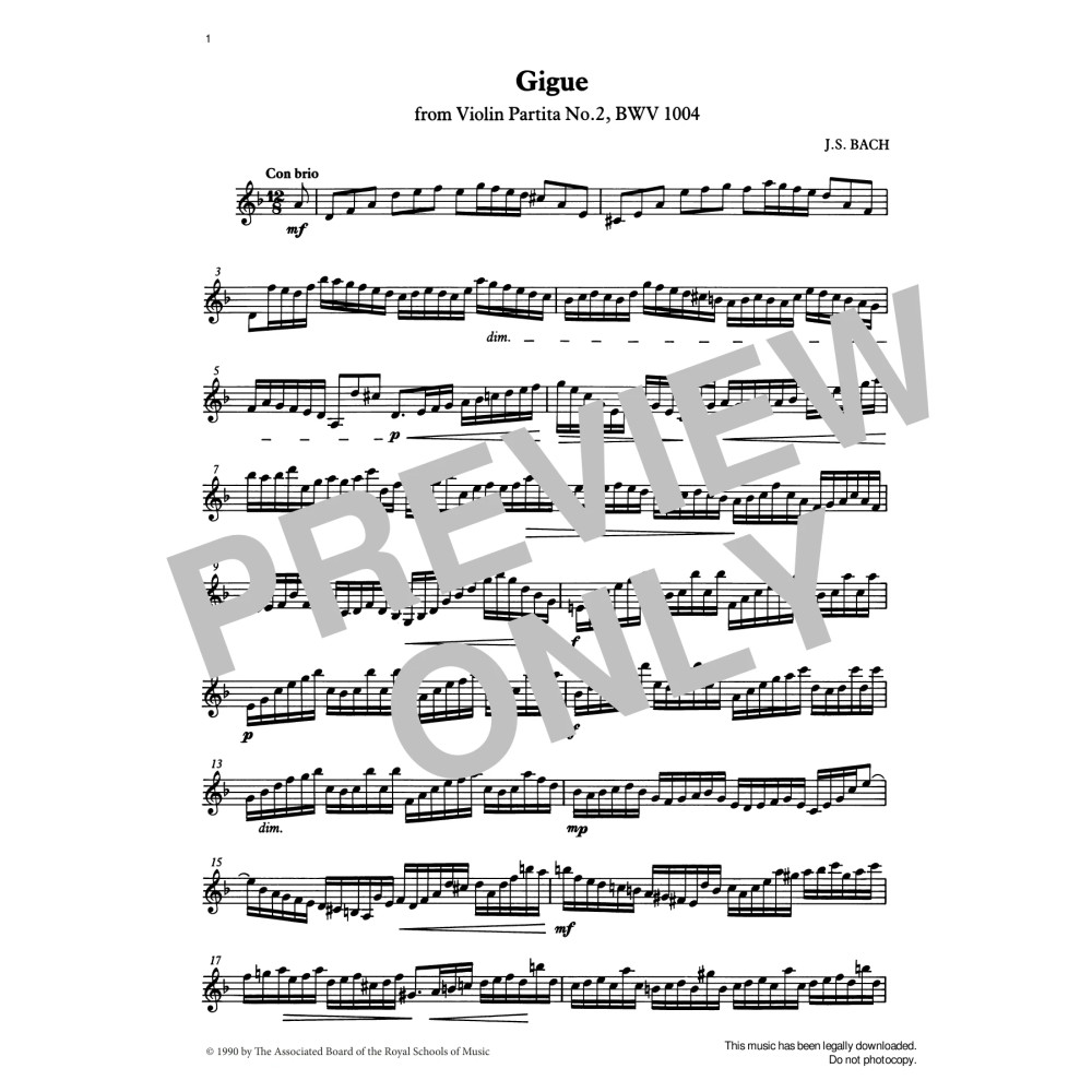 Gigue from Graded Music for Tuned Percussion, Book IV