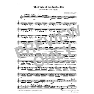 The Flight of the Bumble Bee from Graded Music for Tuned Percussion, Book IV