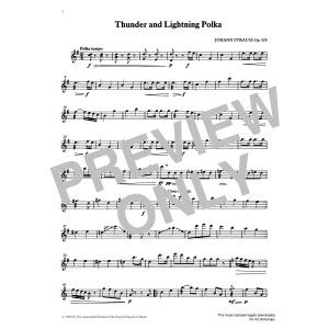Thunder and Lightning Polka from Graded Music for Tuned Percussion, Book IV